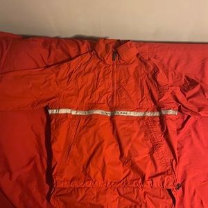 Red Calvin Klein windbreaker